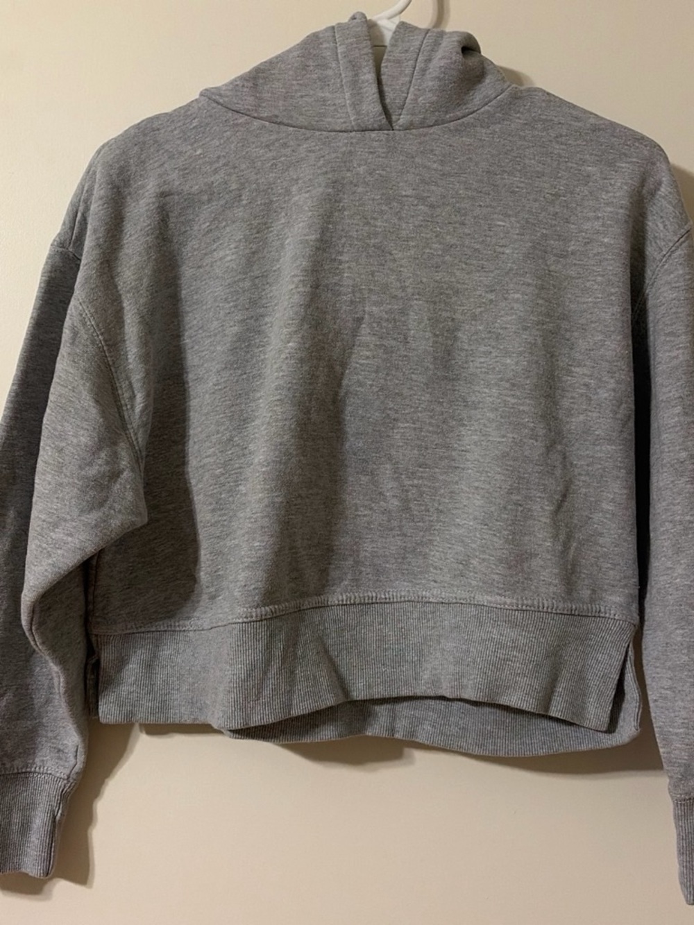 Zara Light Gray Pullover Hoodie